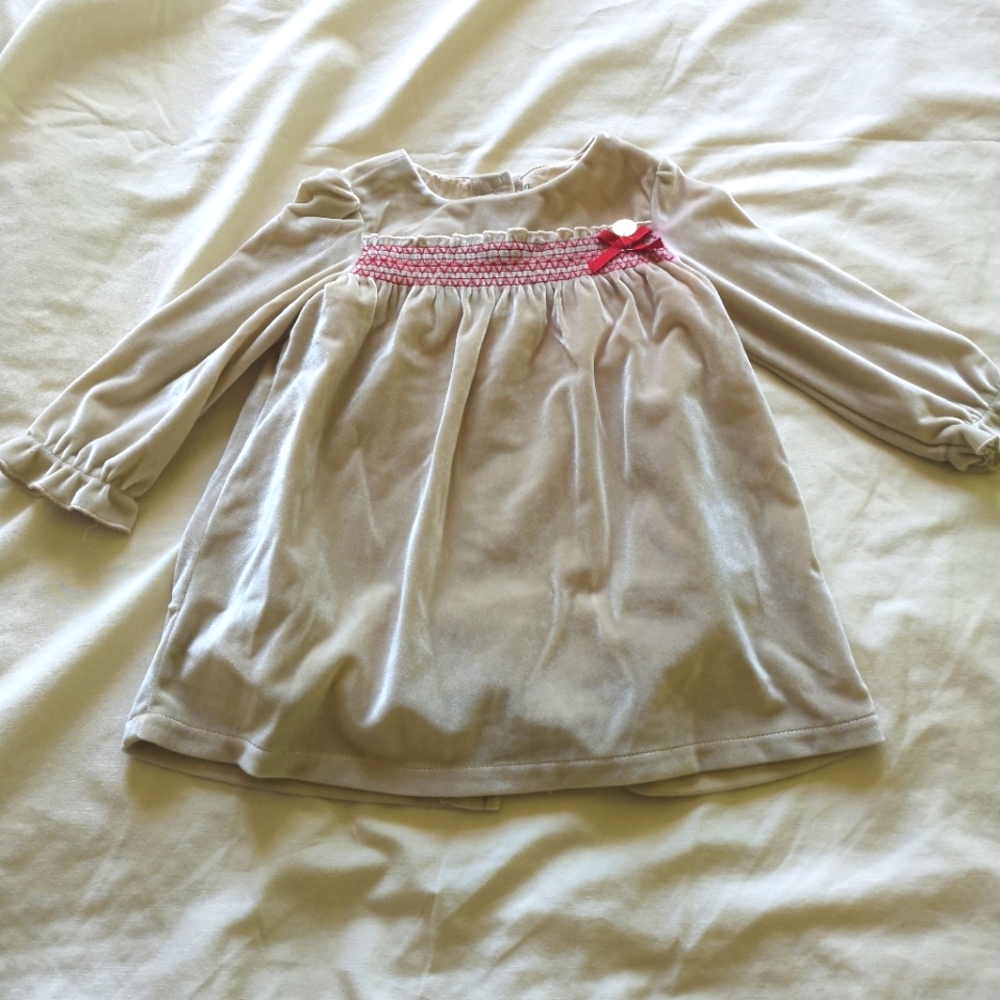 Velvet Party Dress for Infant